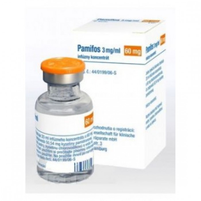 Pamifos, concentrate for solution for infusion 3 mg/mL in 10 ml bottles in package No. 1 image