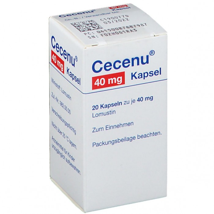 Lomustine (Cecenu), capsules 40 mg No.20 image